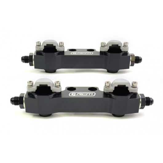Side Feed Parallel Billet Fuel Rail Pair